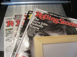 Recycled Magazine Frame 002