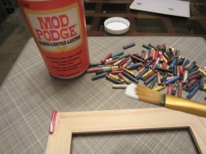 Recycled Magazine Frame 005