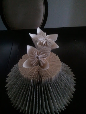 paper flower, book paper flower, tutorial, 